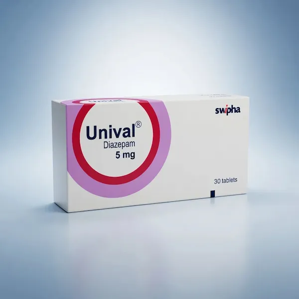 Unival Diazepam 5mg (100 Tablets)