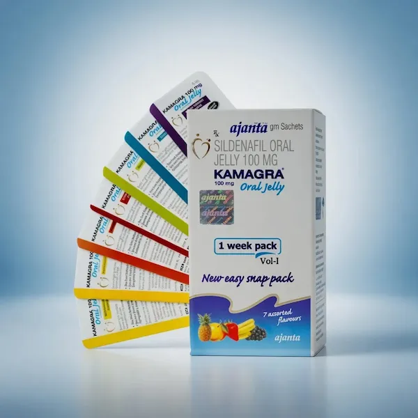 Kamagra Sildenafil Oral Jelly 100mg (7 Assorted Flavours)